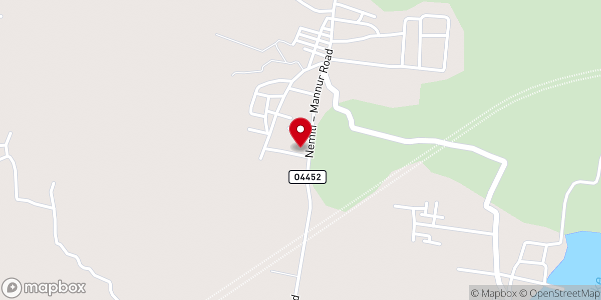 Map showing location of Sriperambadur St. Mary's Orthodox Syrian Church