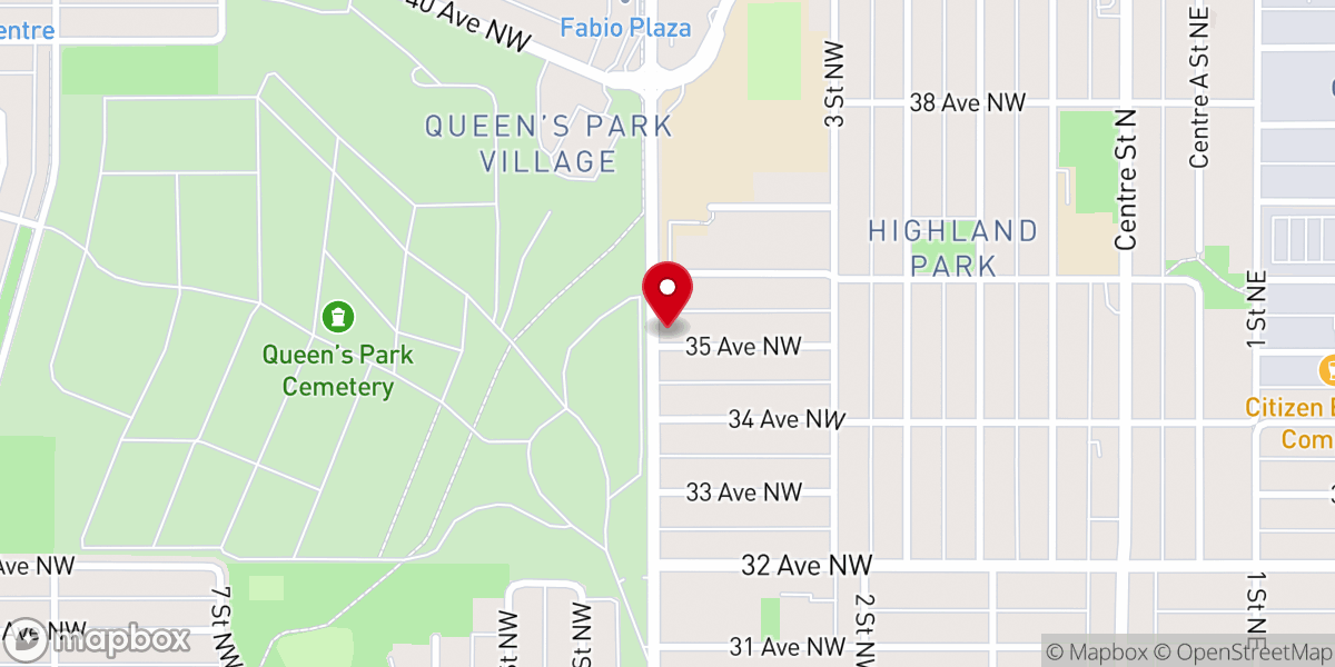 Map showing location of First Love Church