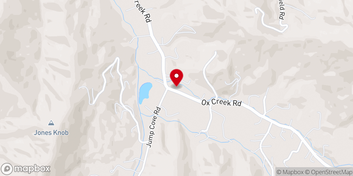 Map showing location of South Fork Church