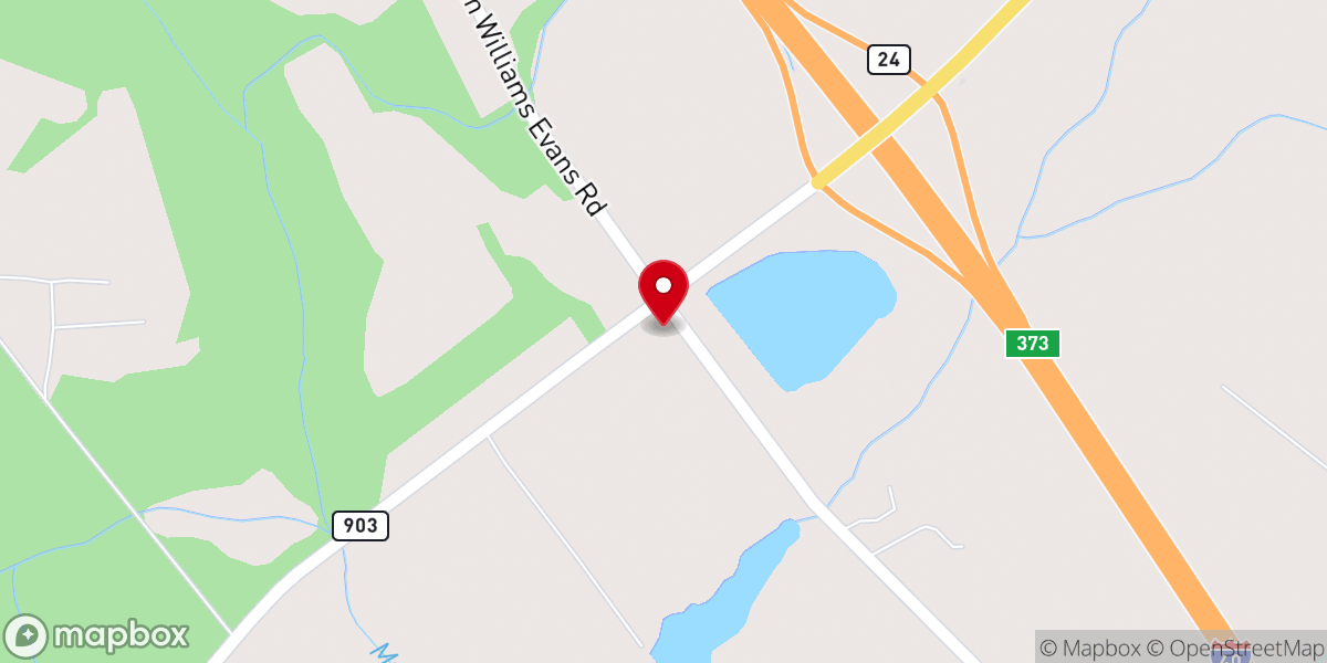 Map showing location of Faith Independent Baptist Church