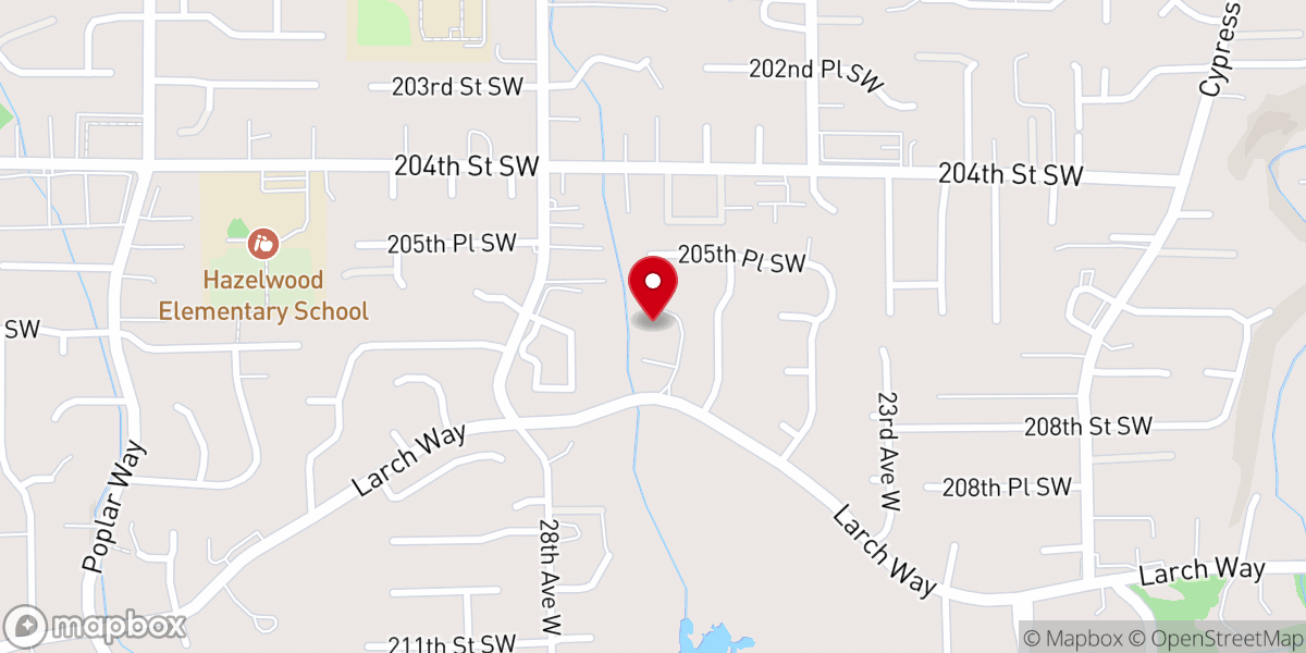 Map showing location of Refuge Church