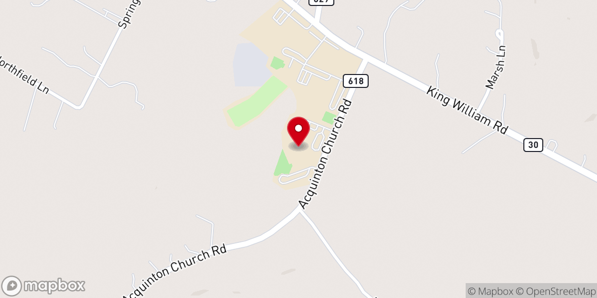 Map showing location of Cool Spring Primary School