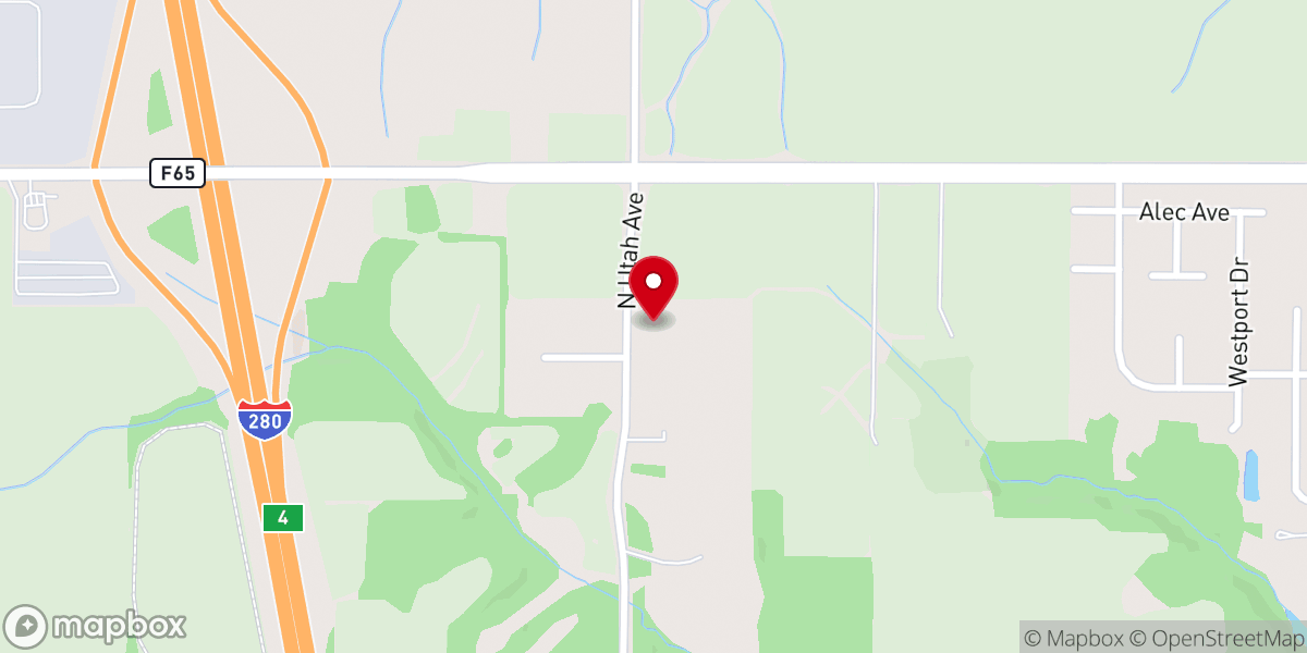 Map showing location of Landmark UPCI