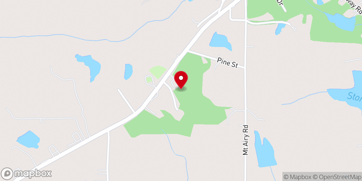 Map showing location of New Vision Christian Ministries