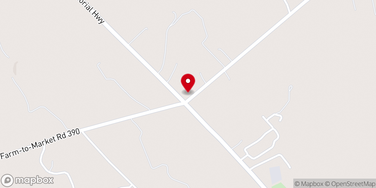 Map showing location of Frieden United Church of Christ