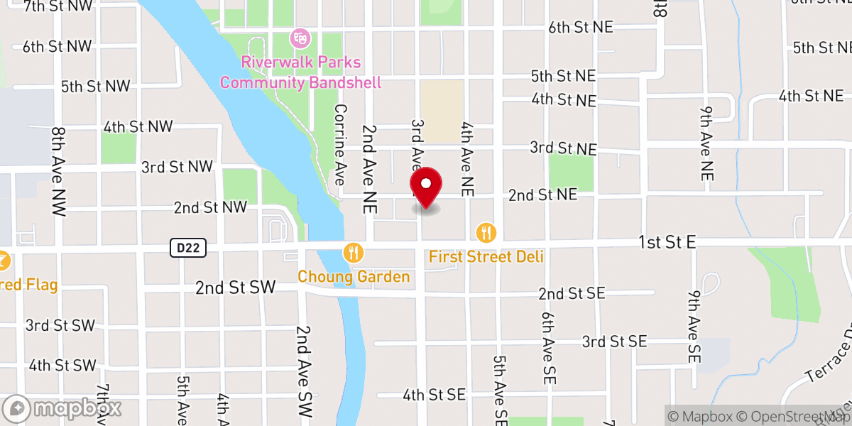 Map showing location of Our Redeemer Church