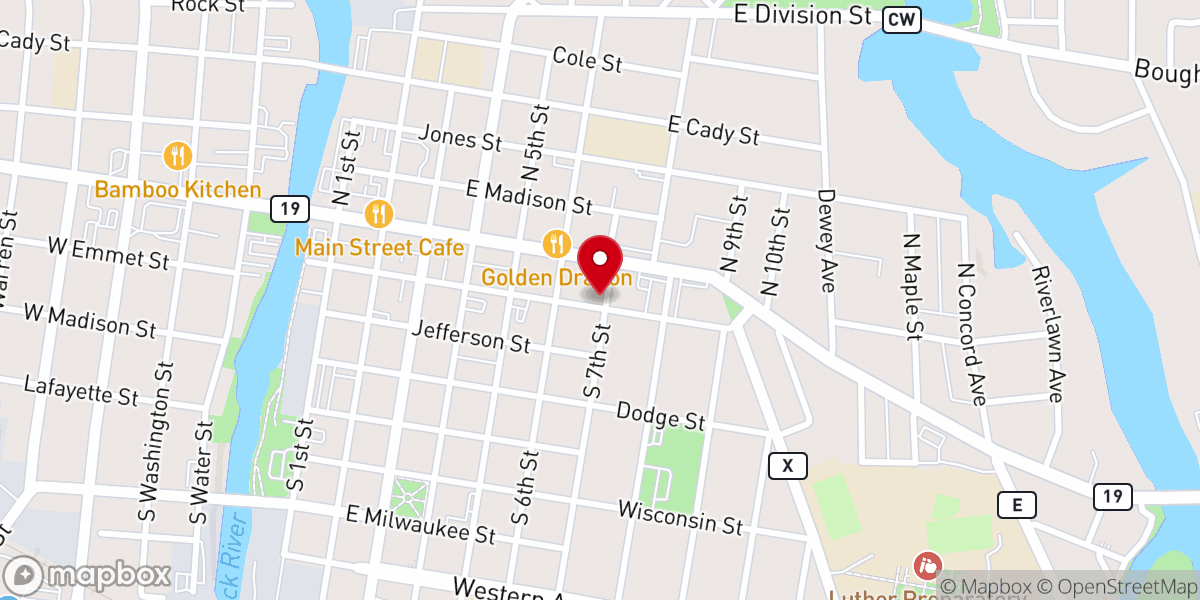 Map showing location of Thoughtful Life Ministries Inc
