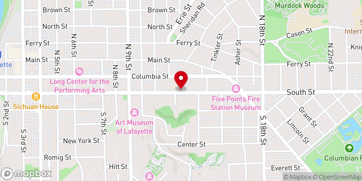 Map showing location of St. Mary of the immaculate conception