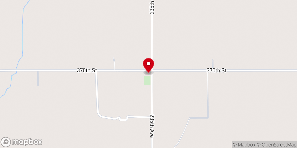 Map showing location of Zion Lutheran Church (ELCA)