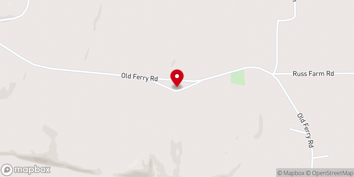 Map showing location of Lone Chestnut Baptist Church