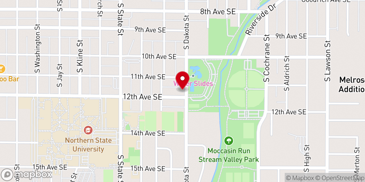 Map showing location of Aberdeen Seventh-Day Adventist Church