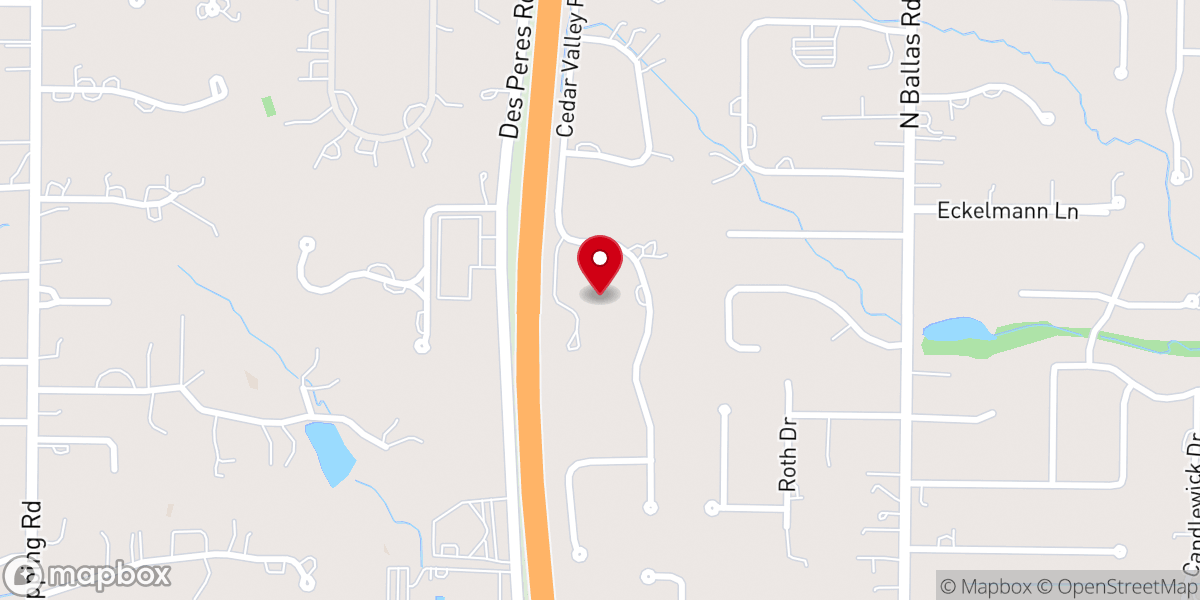 Map showing location of Endowment Fund Directors of Delmar Baptist Church