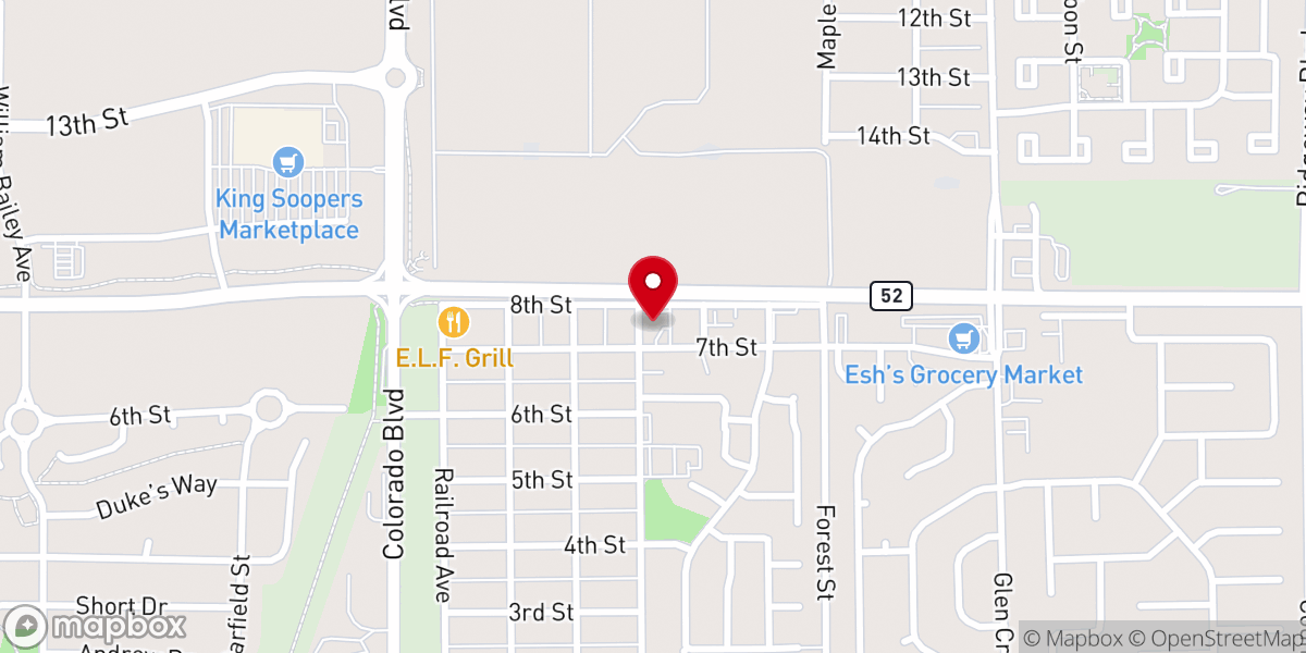 Map showing location of Carbon Valley Seventh-day Adventist Church
