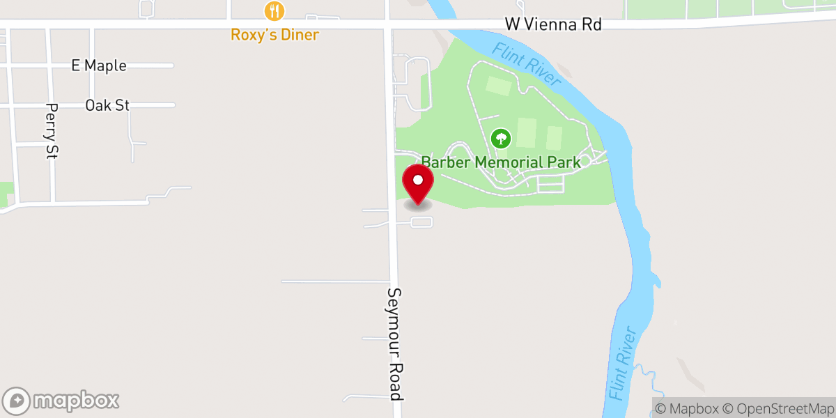 Map showing location of Mt Sinai Lutheran Church
