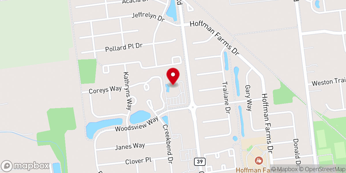 Map showing location of Hilliard/Ray Patch Family YMCA - YMCA of Central Ohio