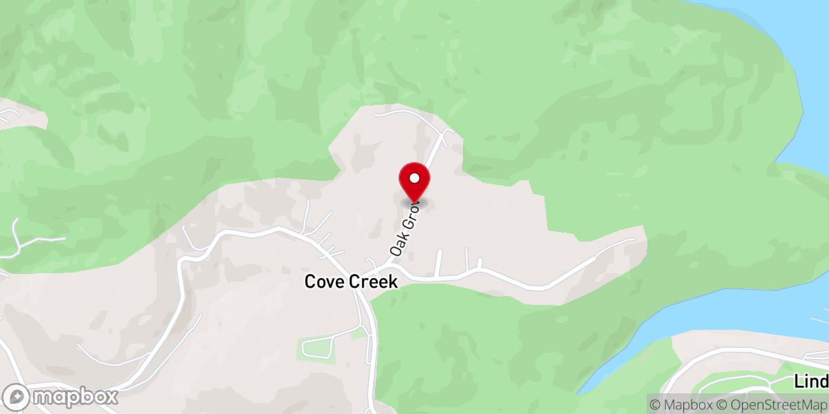 Map showing location of Ridge View Church