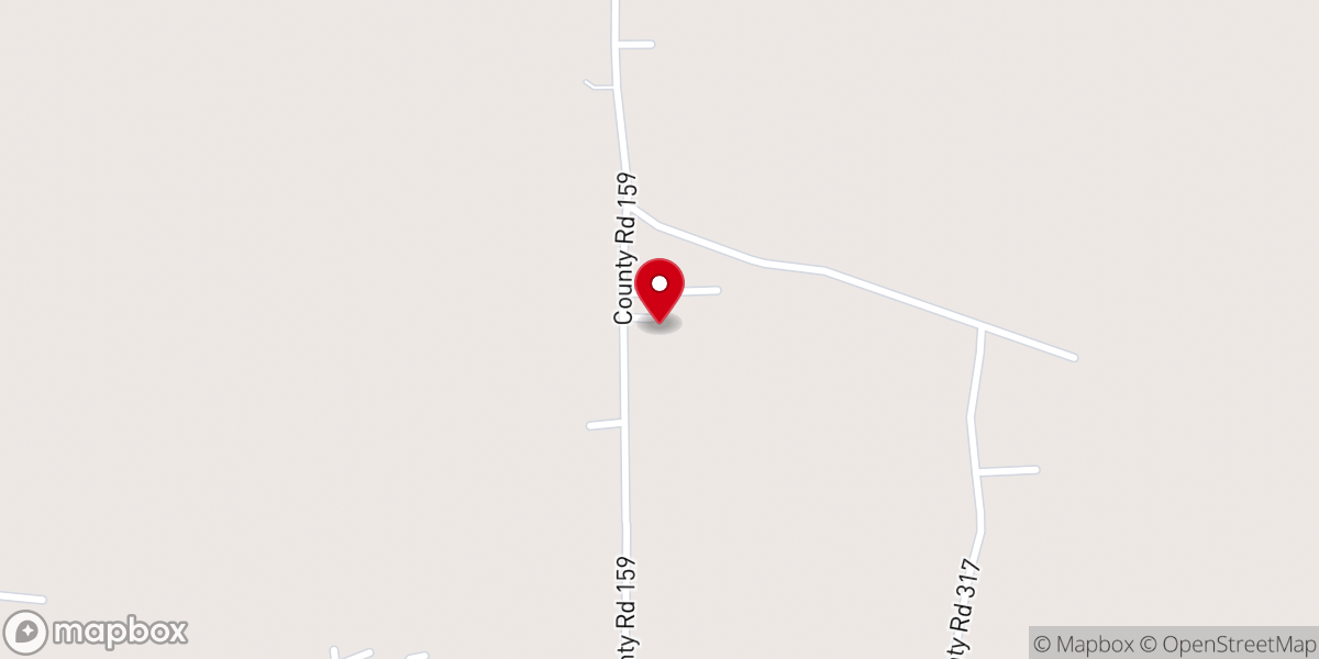Map showing location of Spring Hill Church
