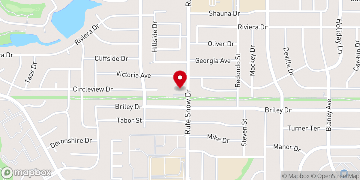 Map showing location of St Paul Presbyterian Church
