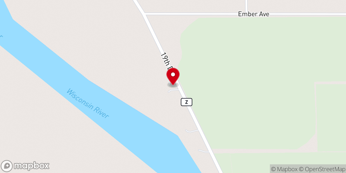 Map showing location of St John's Evangelical Lutheran