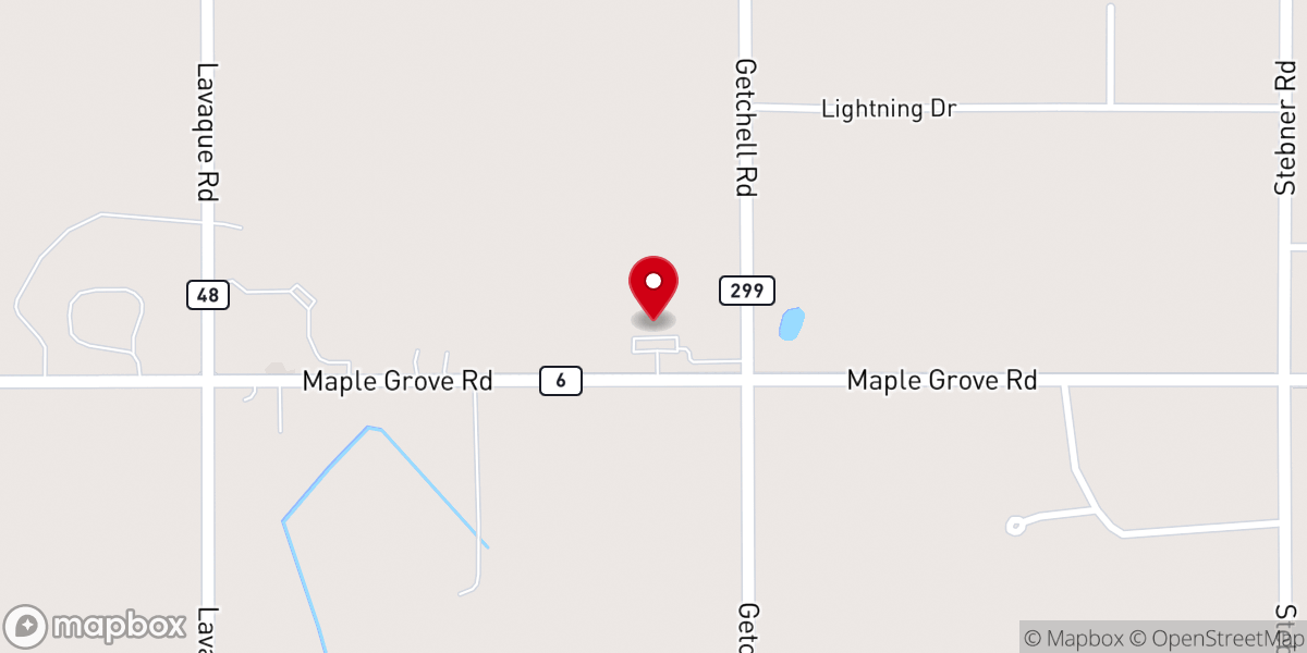 Map showing location of Peace In Christ Lutheran Church