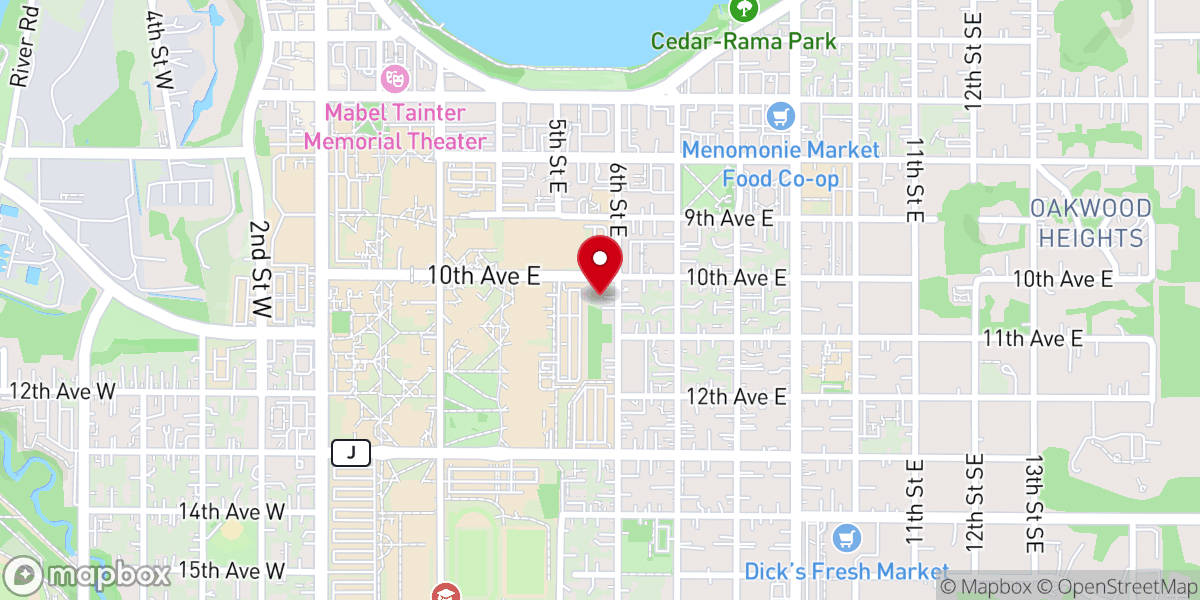 Map showing location of Street Level Ministries