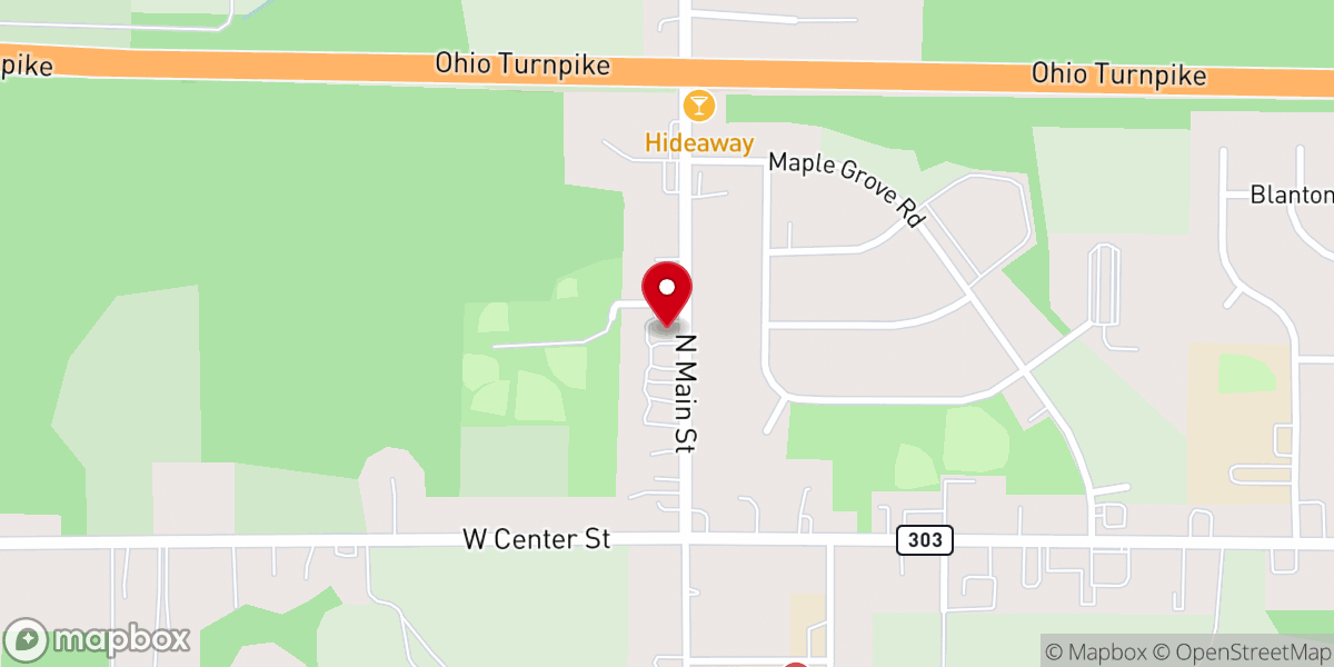 Map showing location of Windham United Methodist Church