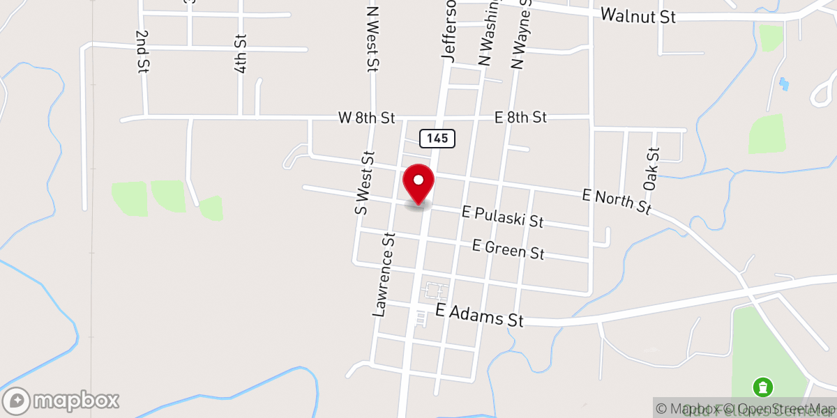 Map showing location of Faith and Hope Macon, MS