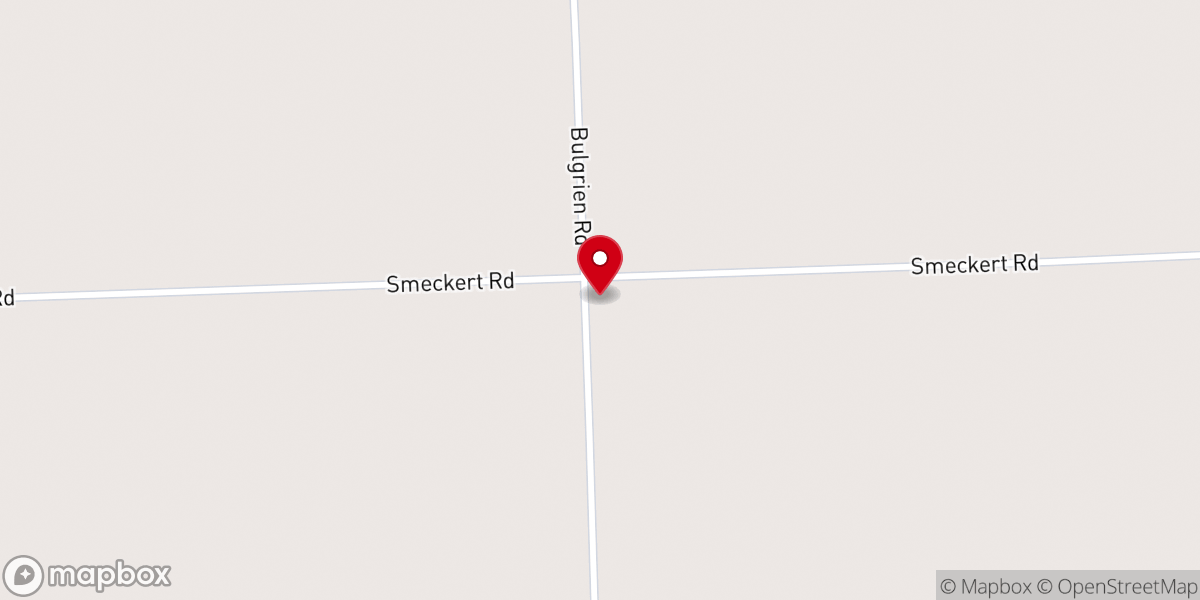 Map showing location of Moore Church