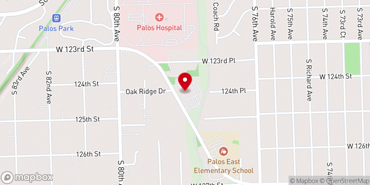 Map showing location of The Evangelical Lutheran Church of the Good Shepherd