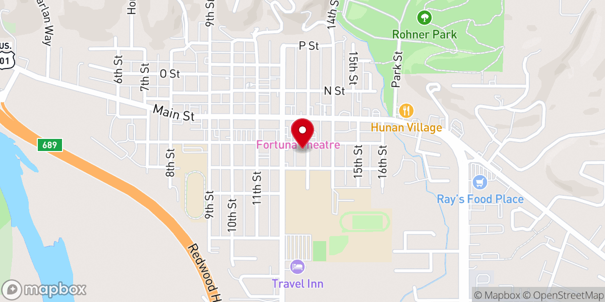 Map showing location of Fortuna Missionary Baptist Church