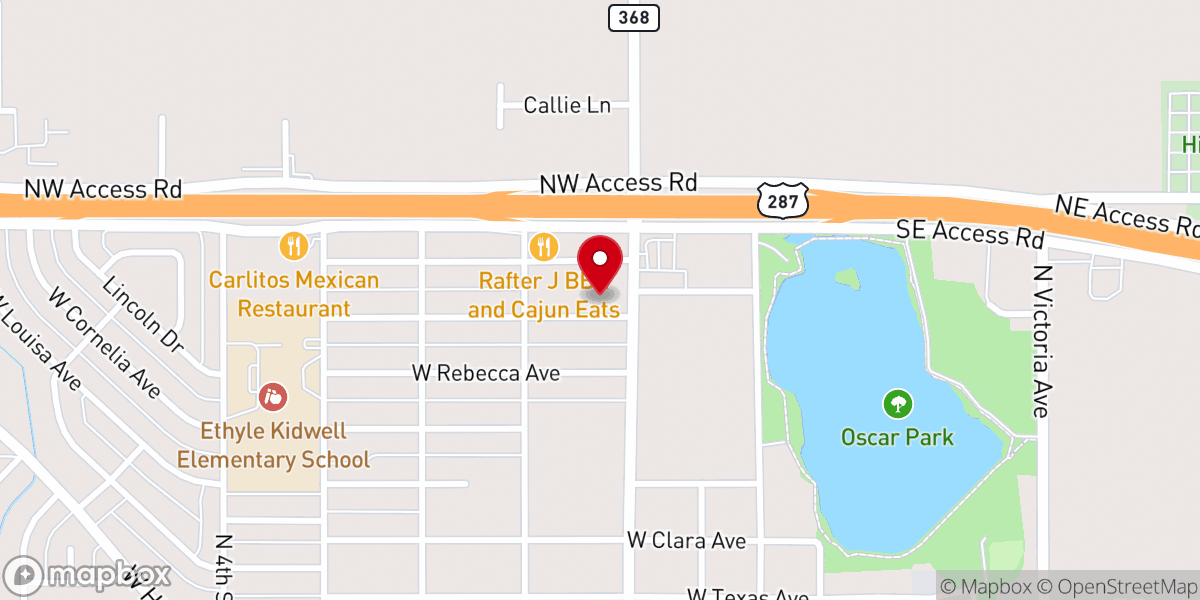 Map showing location of Pacific Avenue Missionary Baptist