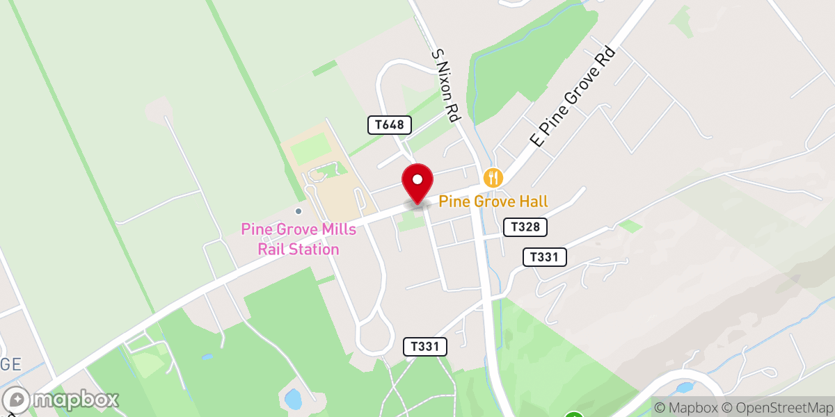 Map showing location of St Albans Anglican Church