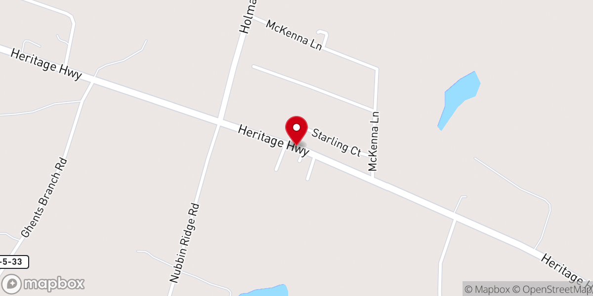 Map showing location of Day of Pentecost Ministries