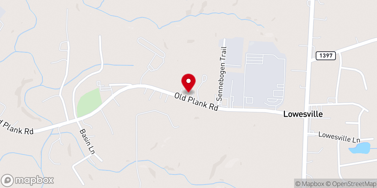 Map showing location of Rock Hill United Methodist Church