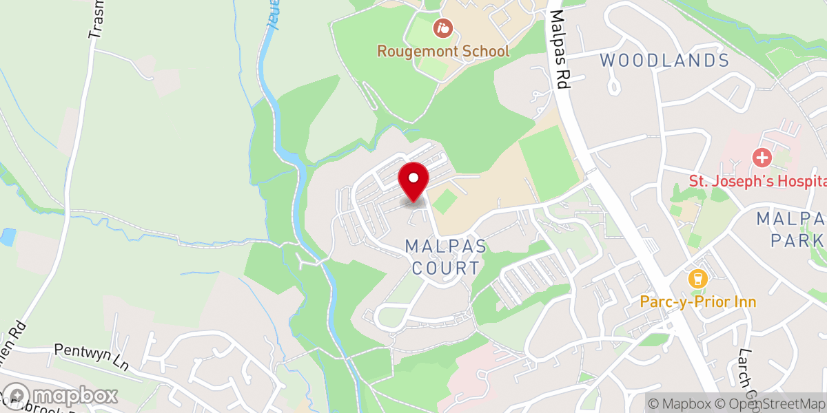 Map showing location of Saint Anne's Catholic Church