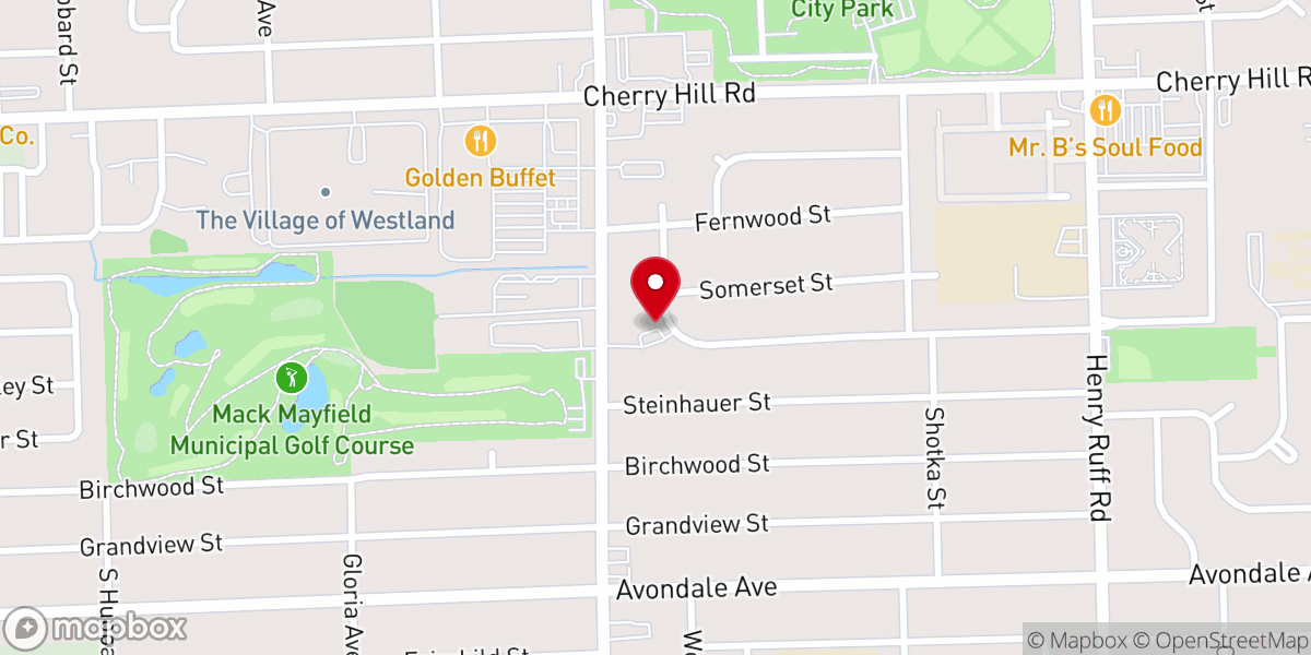 Map showing location of Walking On Water Bible Church
