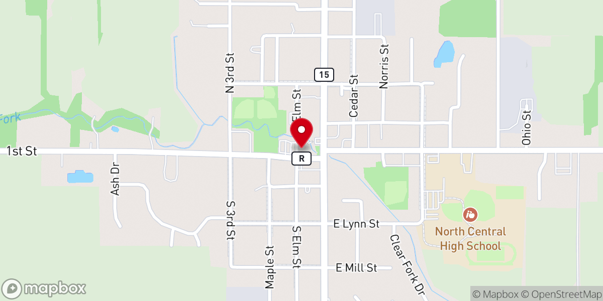 Map showing location of PIONEER COMMUNITY CENTER