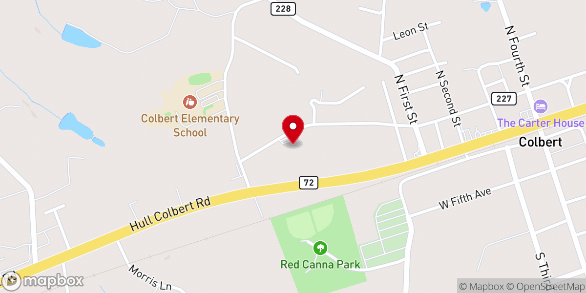 Map showing location of Word of Life Congregational