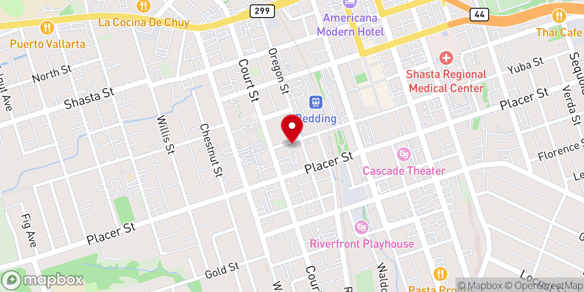 Map showing location of Risen King Community Church Offices