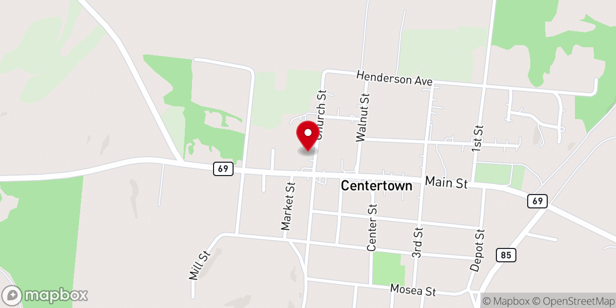 Map showing location of K&R Auto Detail