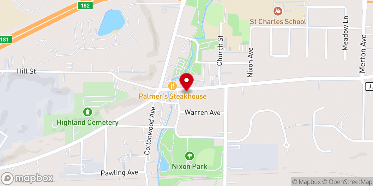 Map showing location of Young Life