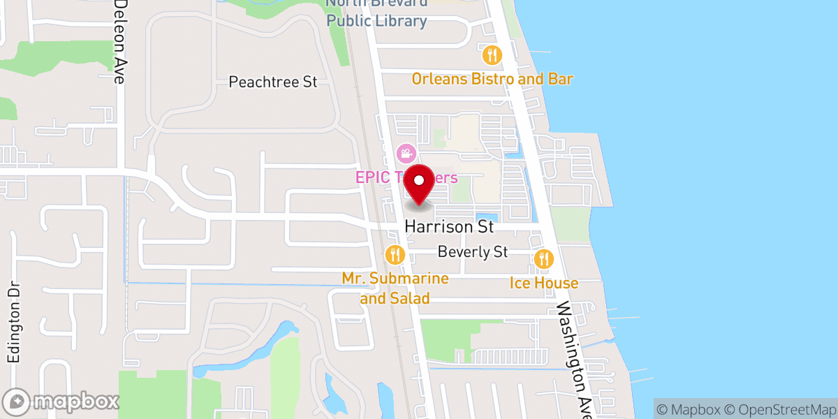 Map showing location of Parrish Healthcare Center - Titus Landing