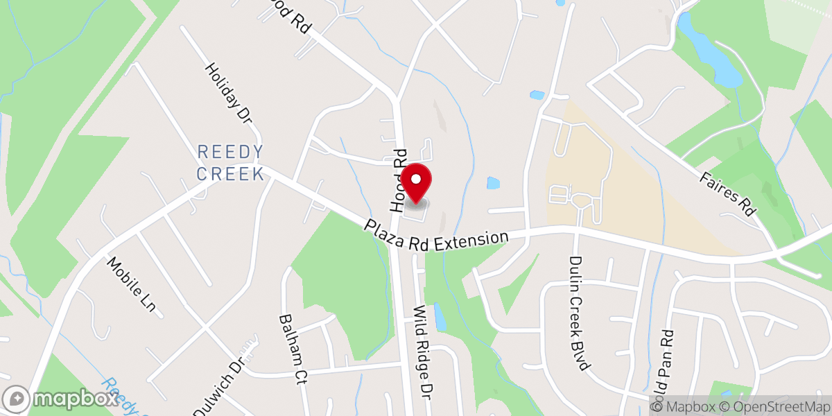 Map showing location of Living Faith Baptist Church