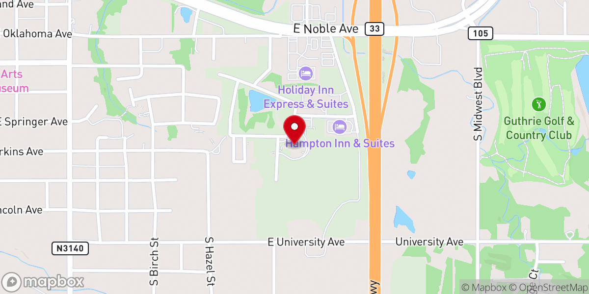Map showing location of NORTHCHURCH Guthrie