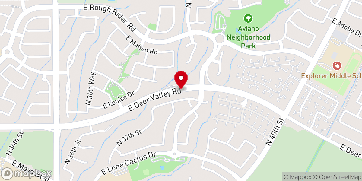Map showing location of Congregation Kehillah
