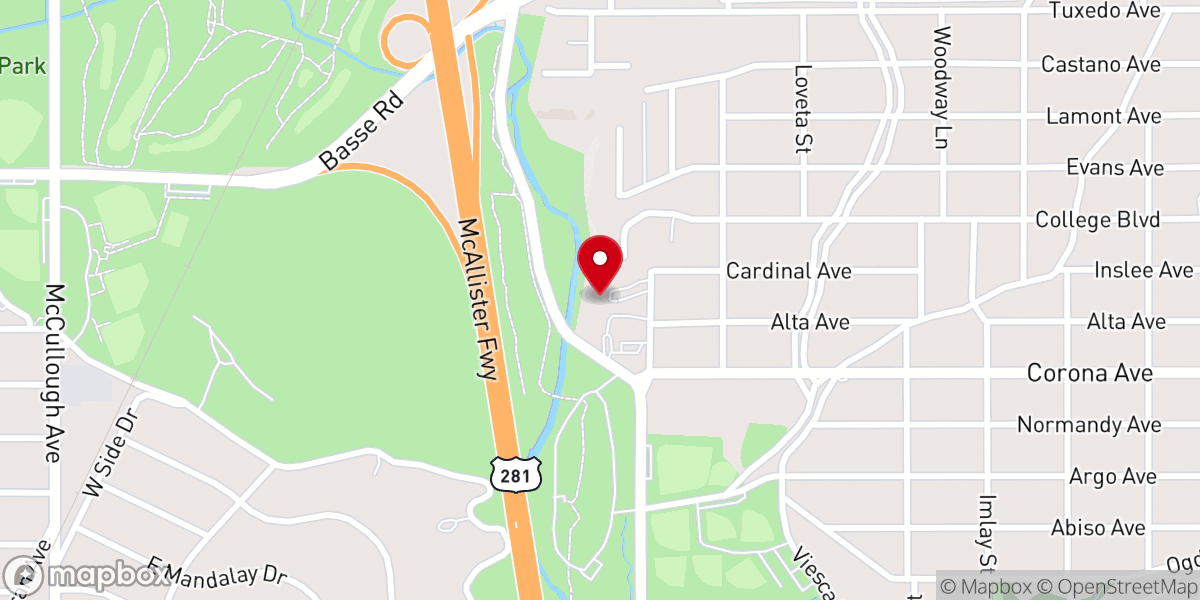 Map showing location of Saint Lukes Episcopal Church