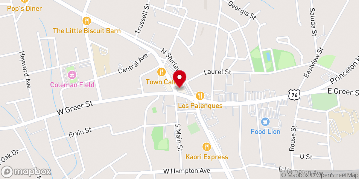 Map showing location of Chadwick's