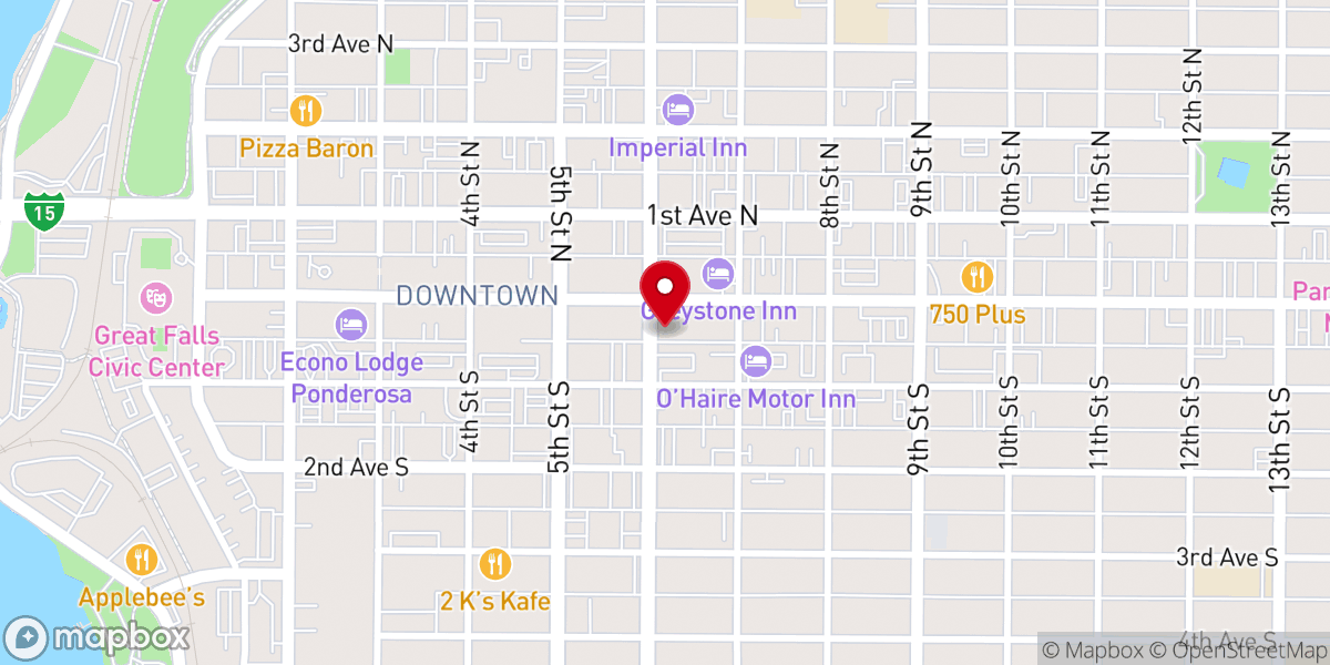 Map showing location of First Church Of Christ Scientist