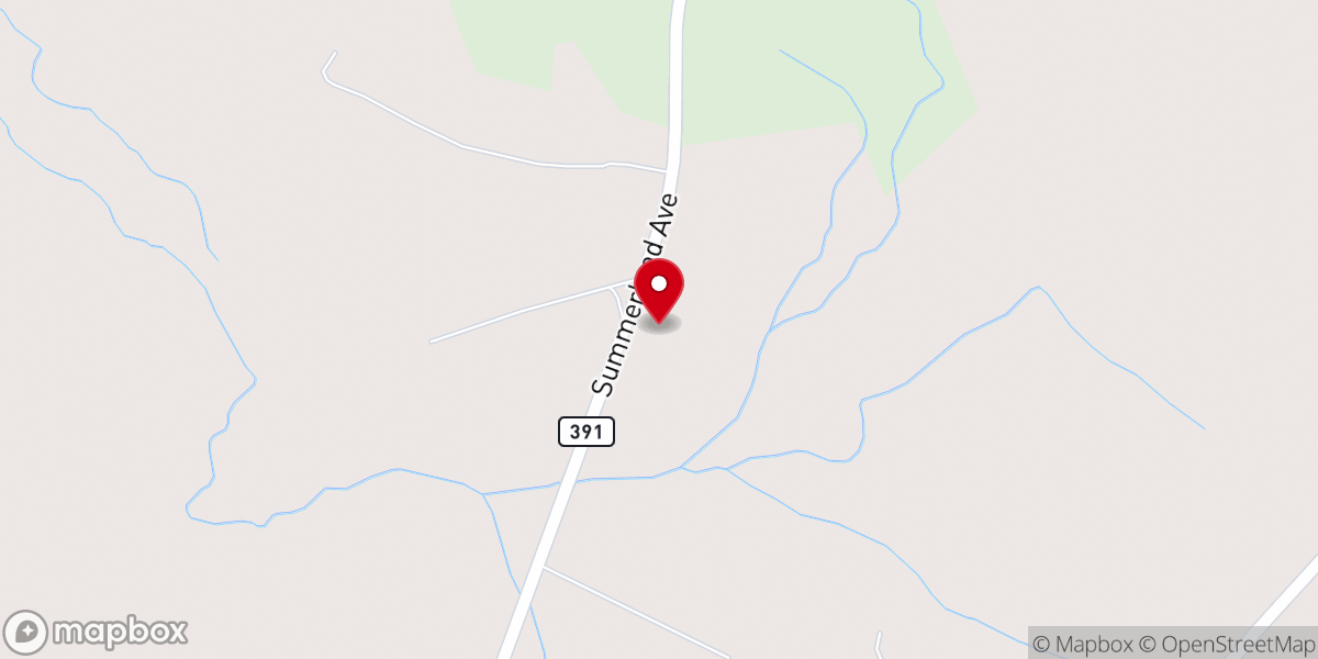Map showing location of Saint John CME Church