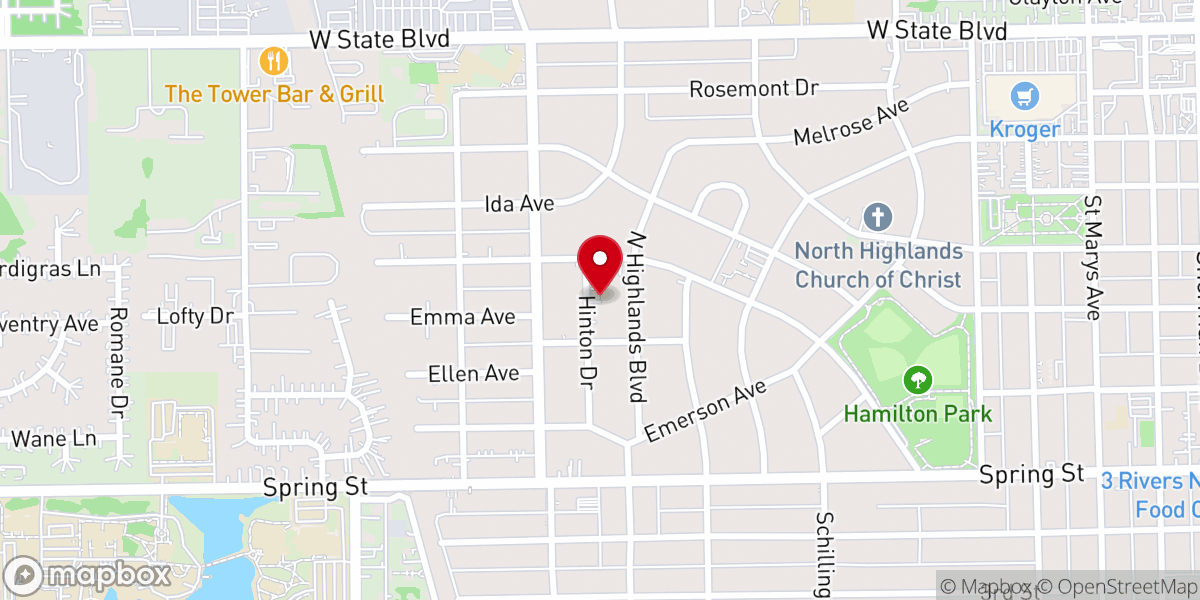 Map showing location of The Church of Pentecost